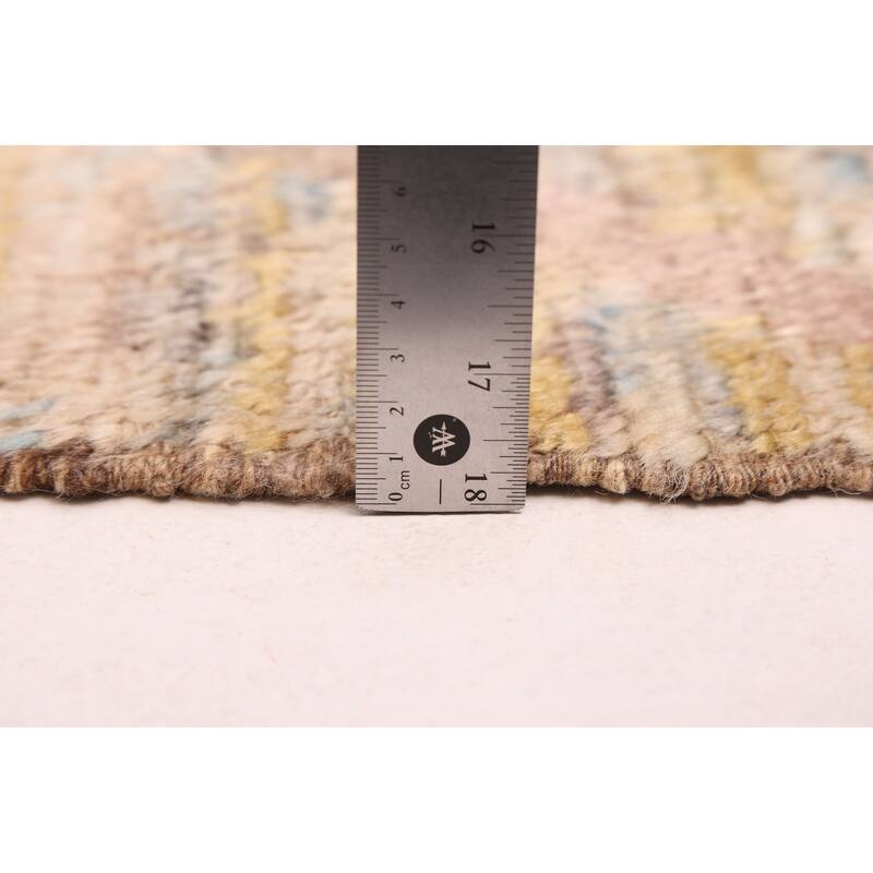 ECARPETGALLERY Hand-knotted Pak Finest Marrakesh Light Gold Wool Rug - 8'6 x 9'3