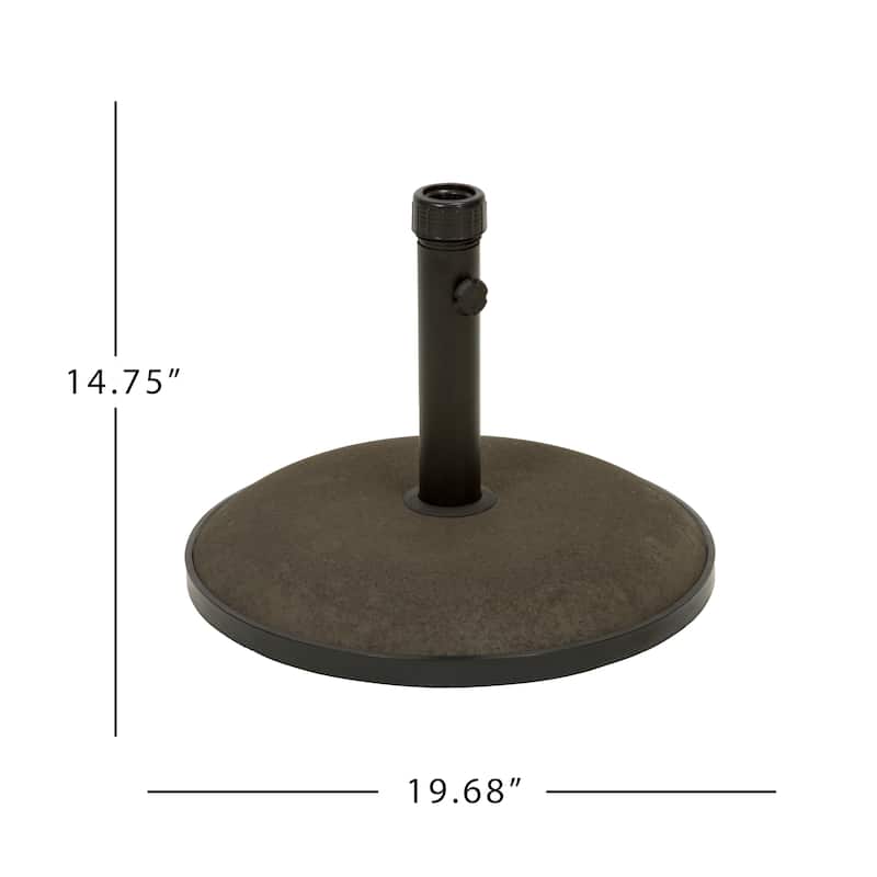 Roomfitters Square/Round 55 lbs Umbrella Base, Heavy-Duty Patio Umbrella Holder