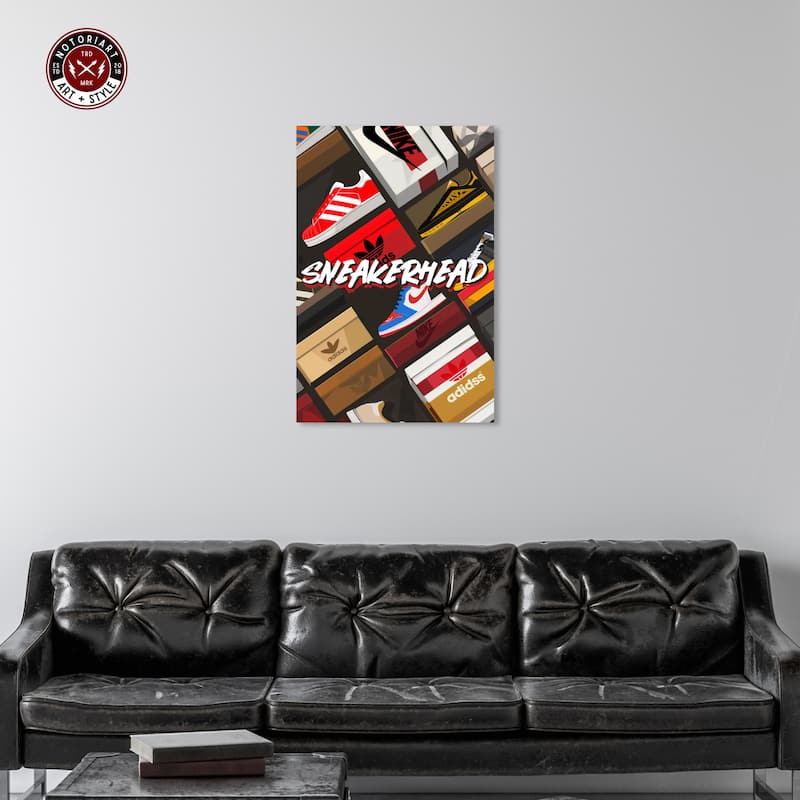 Notoriart Sneakerhead Collection Gallery Wrapped Sneaker 1 Piece Canvas Wall Art