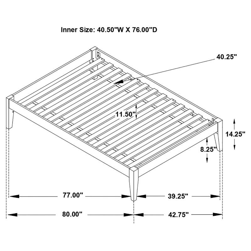 Hounslow Transitional Universal Platform Bed