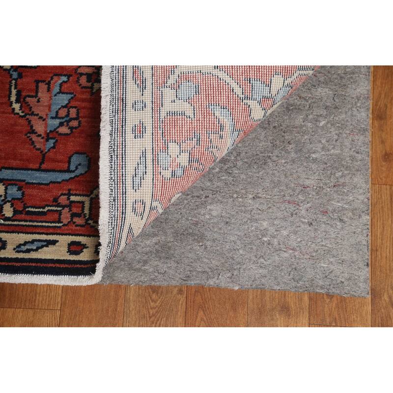 Geometric Heriz Serapi Turkish Oriental Area Rug Handmade Wool Carpet - 9'9" x 13'0"