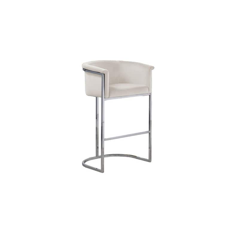 Best Quality Furniture Velvet Upholstered Barstool