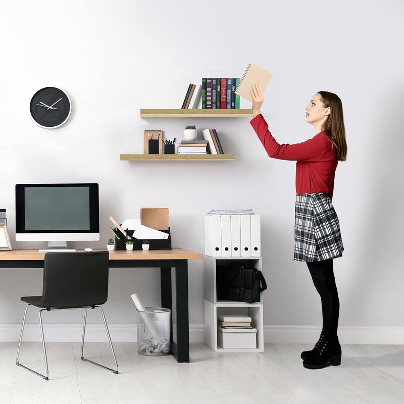 Floating Shelf, Hanging Wall Shelves Decoration Extra Long 24 Inch - 24" L X 9" W X 1.50"H