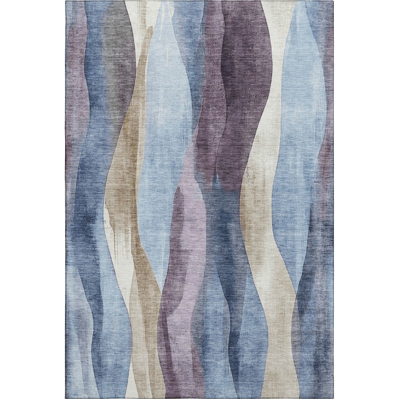Premium Washable Super Soft Modern Stripe Mayfield Rug