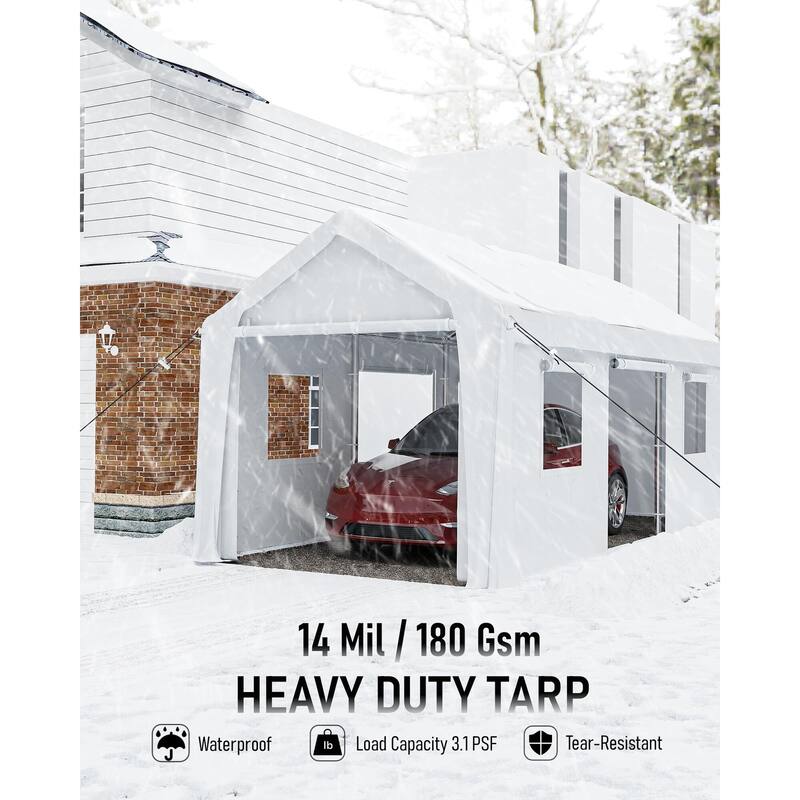Carport 10'x20' 13'x20' Heavy Duty Portable Garage