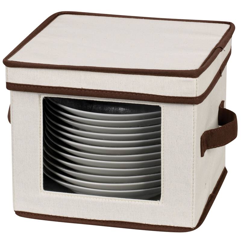 Household Essentials Plate Storage Box