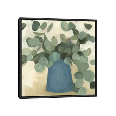 iCanvas "Greenery Still Life VI" by Emma Scarvey Framed Canvas Print