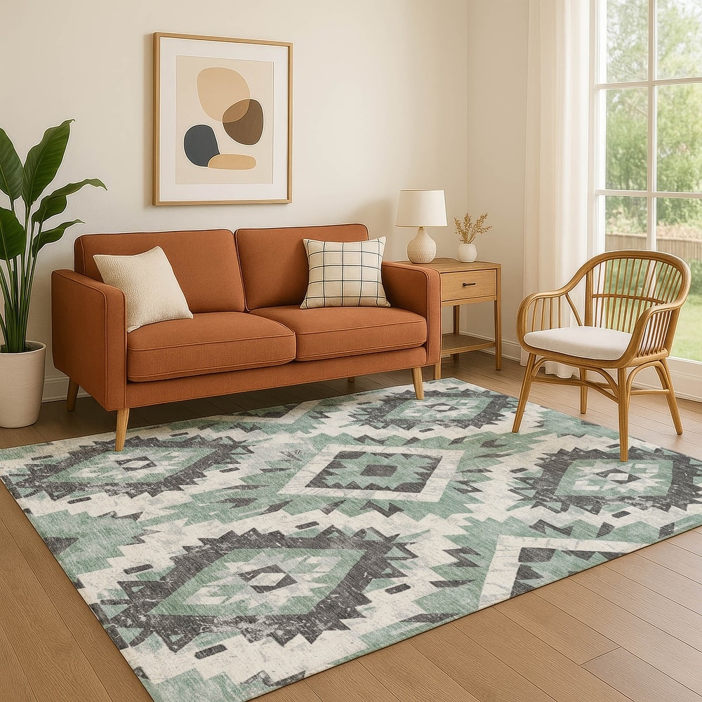 Premium Washable Super Soft Southwest Global Mayfield Rug