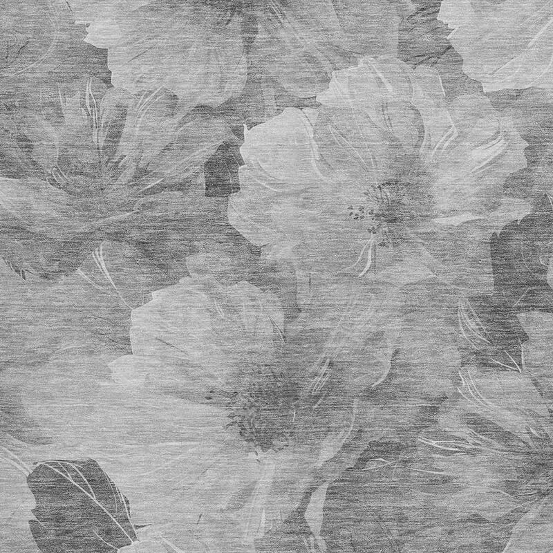 HomeRoots Floral Transitional Rectangle Outdoor Rug