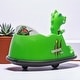 preview thumbnail 14 of 15, 12V Dinosaur Bumper Car for Kids with Remote Control, Lights, Music, Spray, 360° Spin, Anti-Collision, Large Seat, Ages 2-5