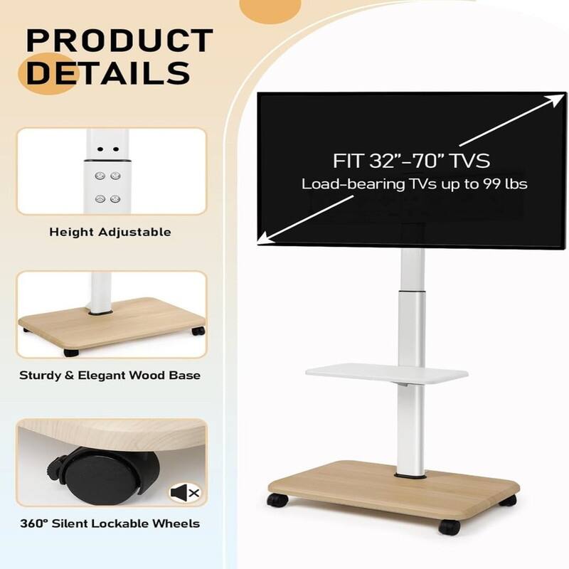 Rolling TV Cart