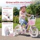 preview thumbnail 7 of 8, Gymax 12'' Kids Bike w/Training Wheels Hand Coaster Brakes Adjustable