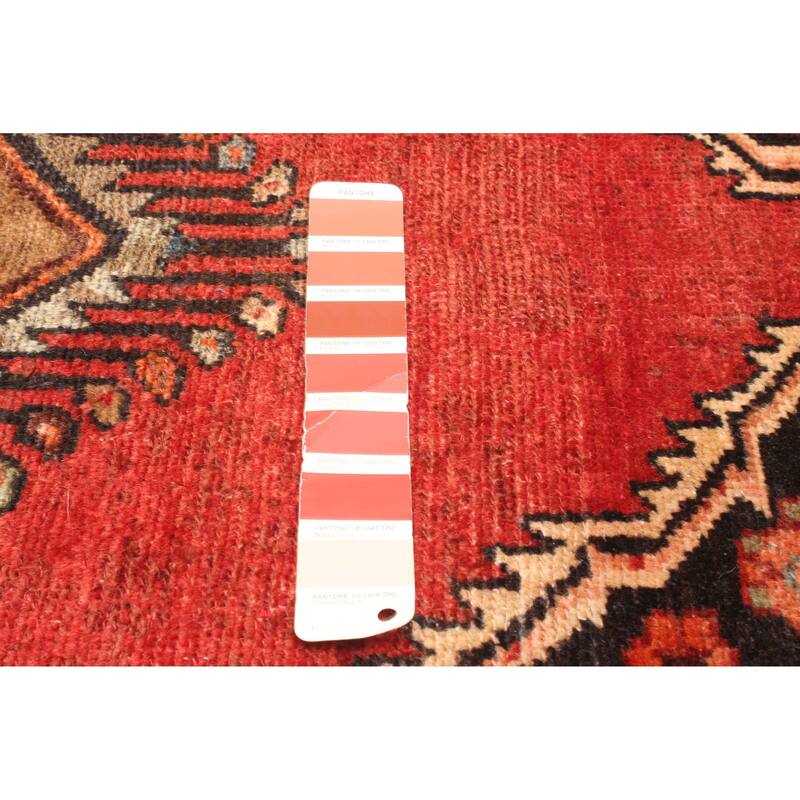 ECARPETGALLERY Hand-knotted Konya Anatolian Red Wool Rug - 3'7 x 7'5