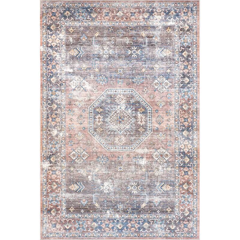 Nuloom Darby Persian SplashGuard Machine Washable Area Rug