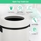 preview thumbnail 24 of 28, 17 Gallon/65 Liter Stainless Steel Trash Can, Round Trash Can