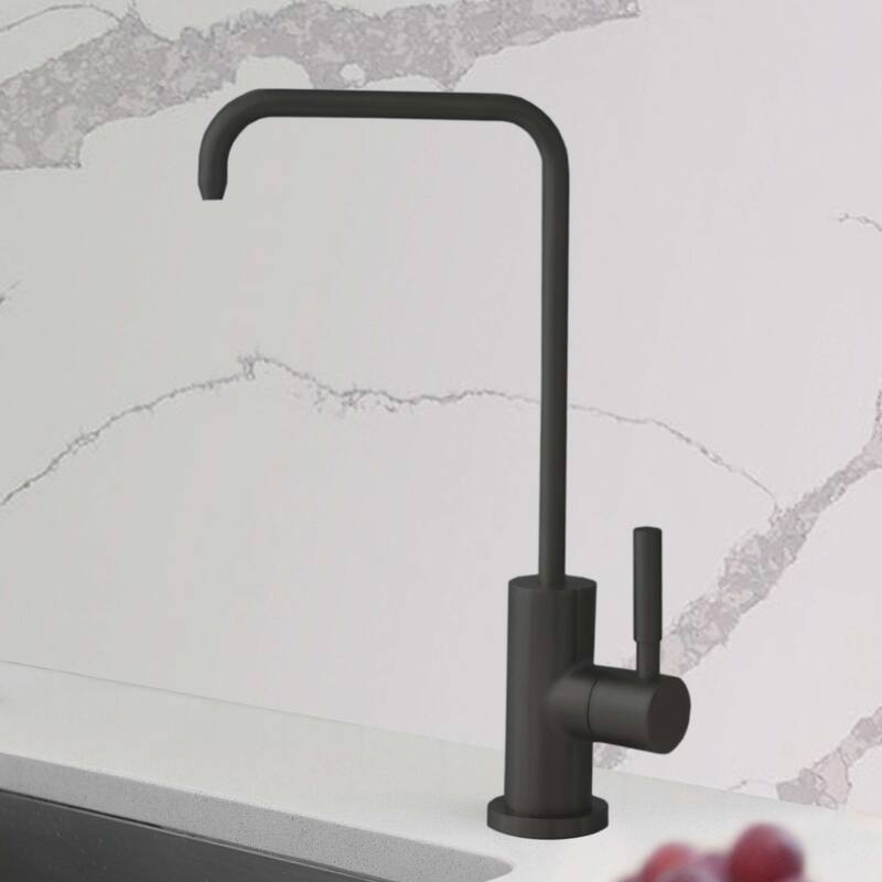 STYLISH Kitchen Sink Drinking Water Tap Faucet in Stainless Steel - Faucet Height: 10 1/2" | Spout Height: 9"