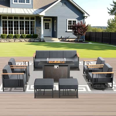Outdoor Patio Funiture Set with Extra-Thick Seat cushion