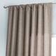 Exclusive Fabrics Italian Faux Linen Curtain (1 Panel)