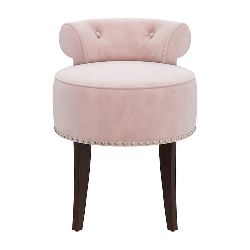 Hillsdale Furniture Lena Wood Vanity Stool