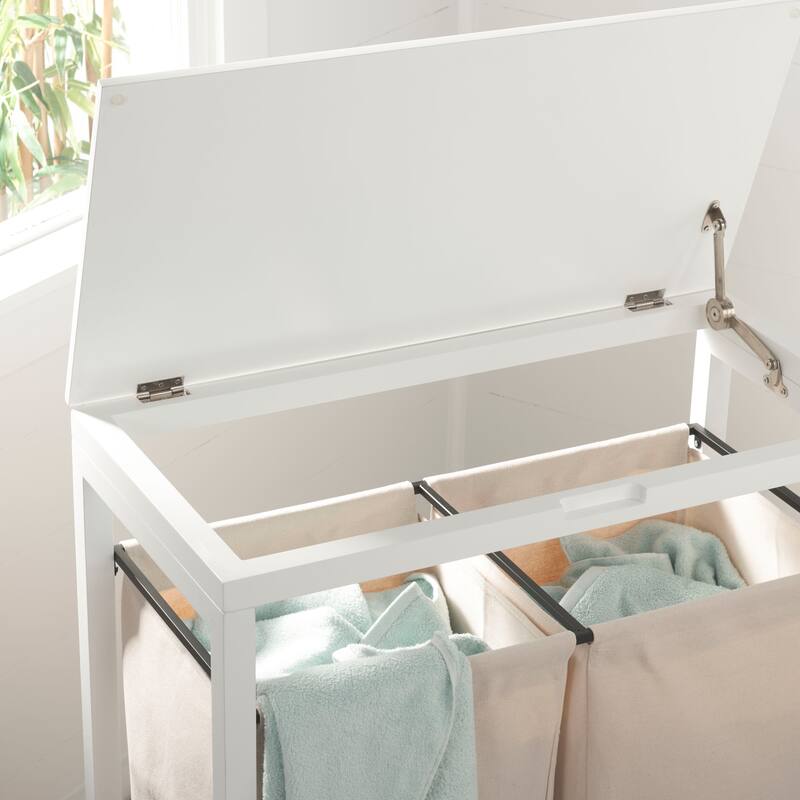 SAFAVIEH Nasiba Laundry Basket - 29.9 In. W x 15 In. D x 33.5 In. H - 30Wx15Dx33H