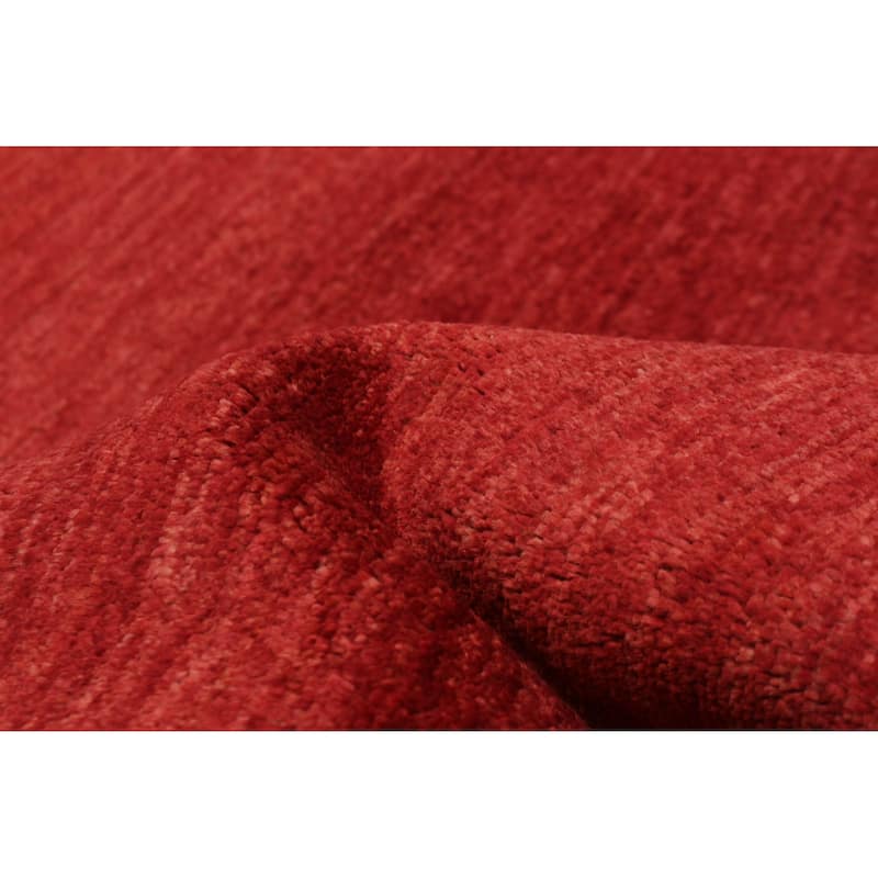 Pak Finest Gabbeh Red Rug 3'11" x 6'0" - 3'11 x 6'0