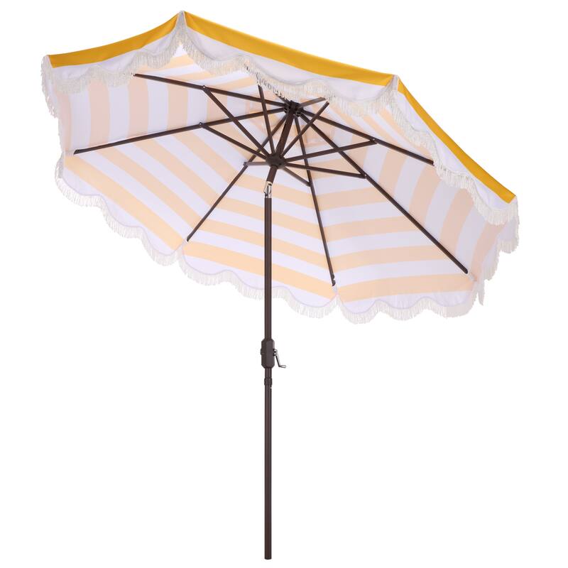 SAFAVIEH Outdoor Living Lucerna 9ft Crank Umbrella
