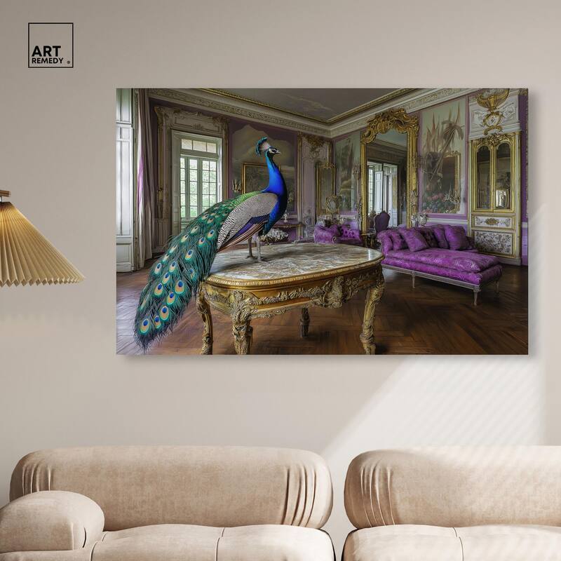 Royal Plumage Canvas by Art Remedy, Gallery Wrapped