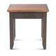 Option Rustic Chocolate Brown and Honey Top