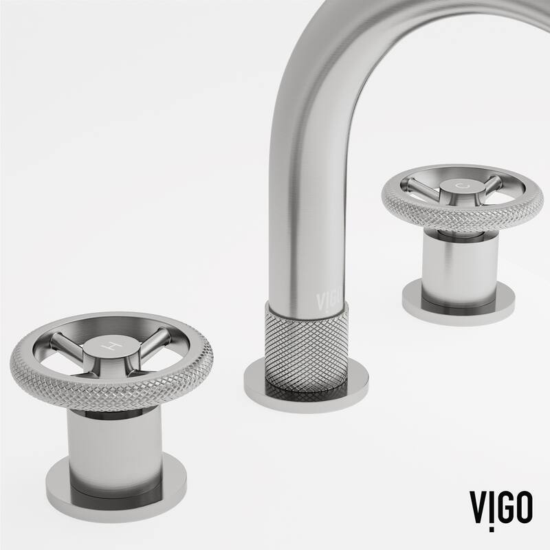 VIGO Wythe 8" H 2-Handle Widespread Bathroom Faucet