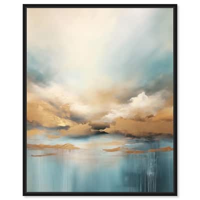 Cloudscape in Gold I Canvas by Art Remedy