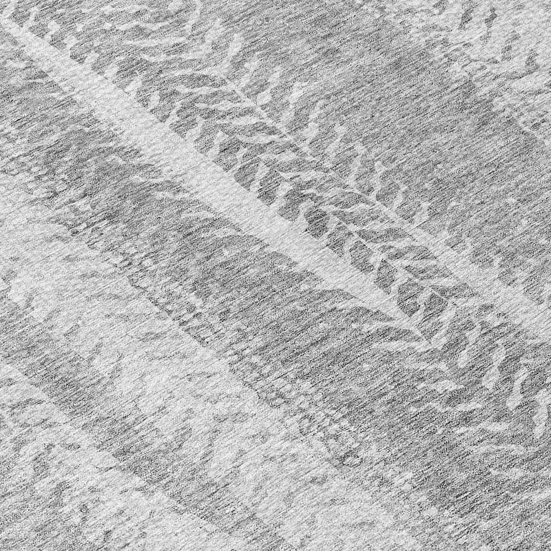 Machine Washable Indoor/ Outdoor Chantille Modern Imprints Rug