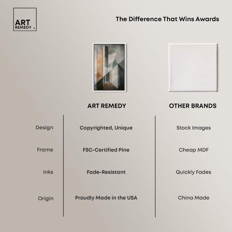 Spatial Geometry Canvas by Art Remedy