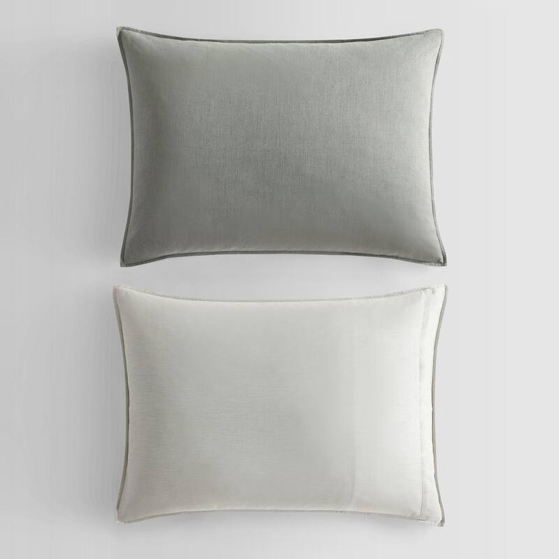 Calvin Klein Contrast Weave Reversible Duvet Cover Set