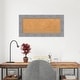 preview thumbnail 29 of 48, Bark Rustic Framed Cork Bulletin Memo Board