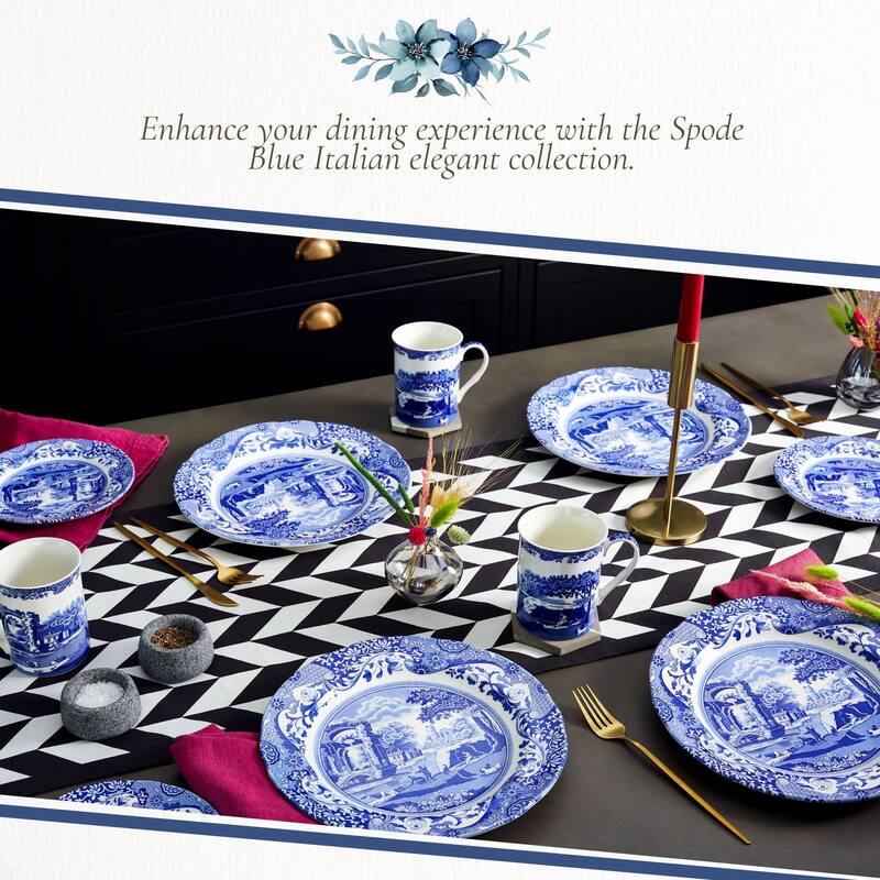 Spode Blue Italian 12 Piece Set