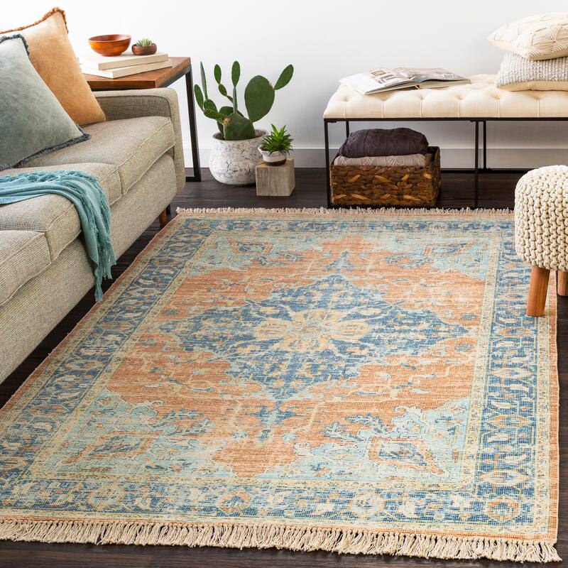 Artistic Weavers Shepard Handmade Boho Medallion Cotton Blend Area Rug