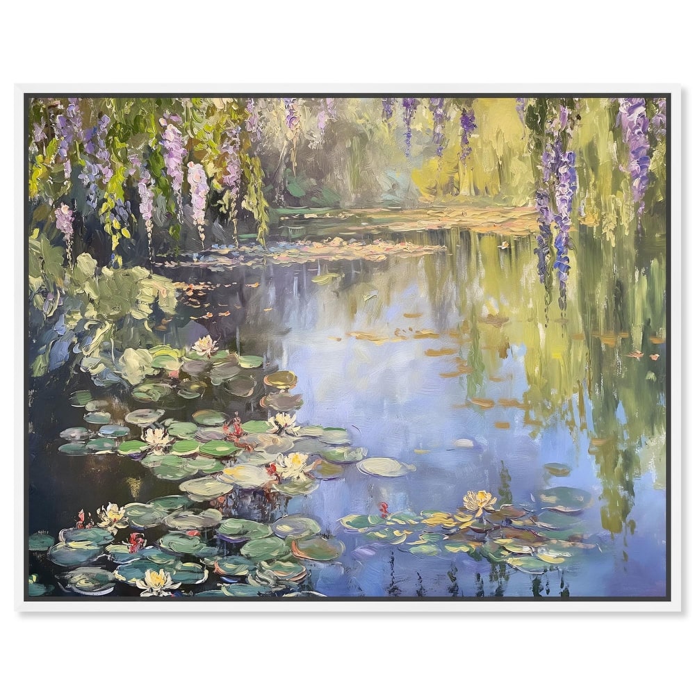 Lily Lagoon II Canvas by Art Remedy