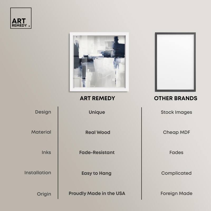 Porcelain Blue on White II Shadowbox by Art Remedy