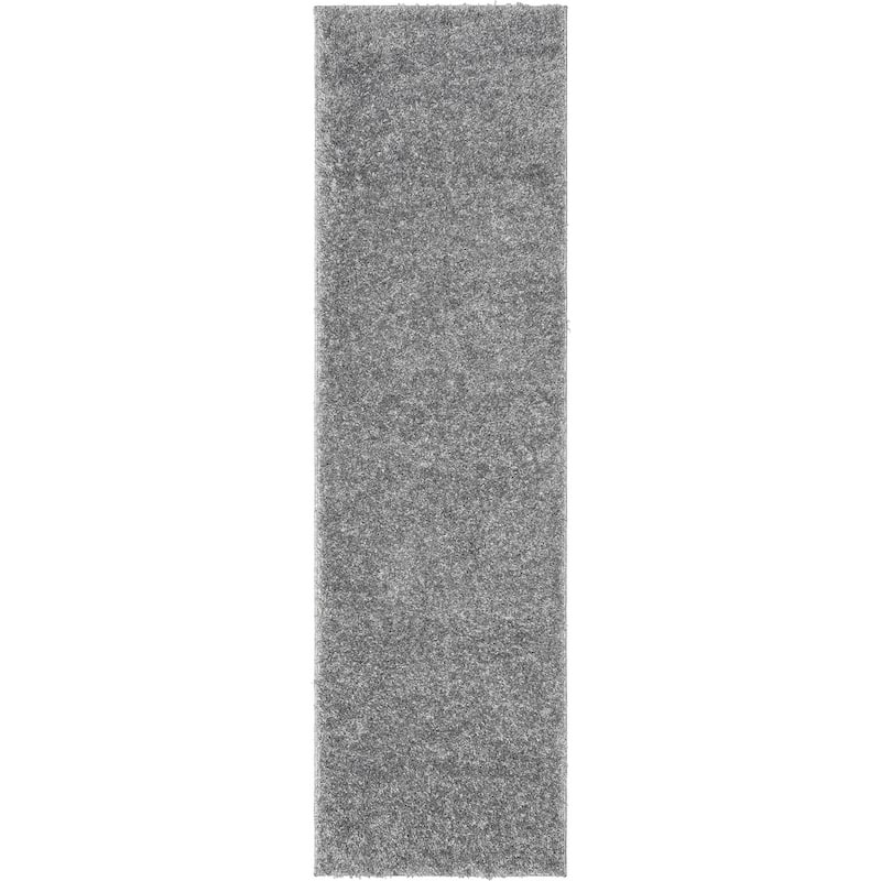 Well Woven Elle Basics Emerson Plain Shag Area Rug