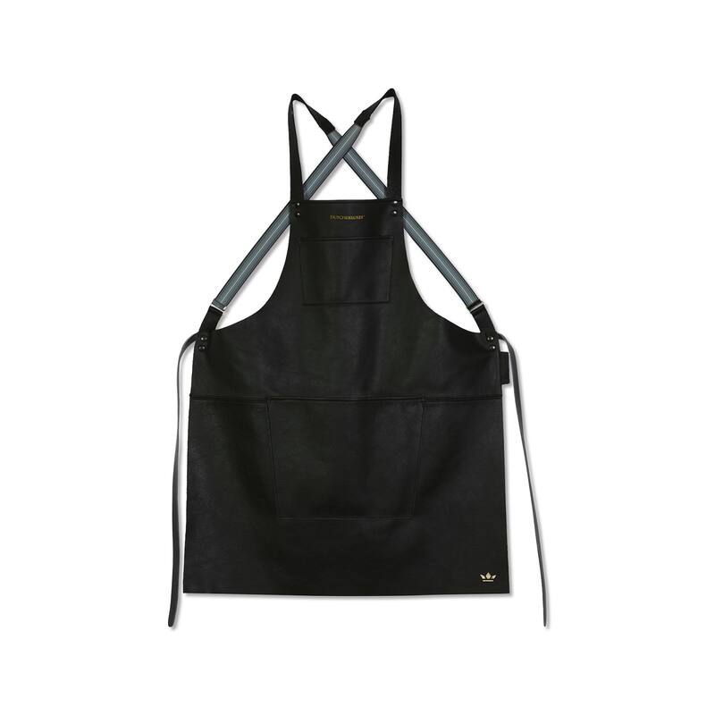 Suspender Style Apron - Black