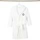 preview thumbnail 59 of 78, Sweet Kids 100% Polyester SUPER PLUSH Double Brushed Hooded Bathrobe with Purple Bookman Monogram