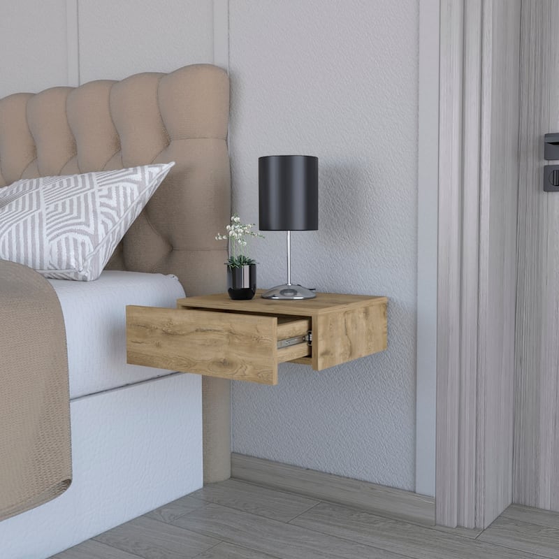 Nightstand Isola, Bedroom,Macadamia，for Living Room,and Dining Room