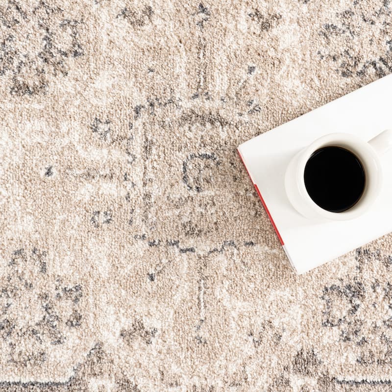 Nuloom Gena Distressed Transitional Medallion Area Rug