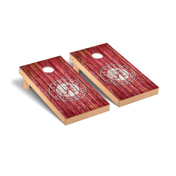slide 2 of 5, Alabama Crimson Tide Cornhole Board Set - Weathered Version