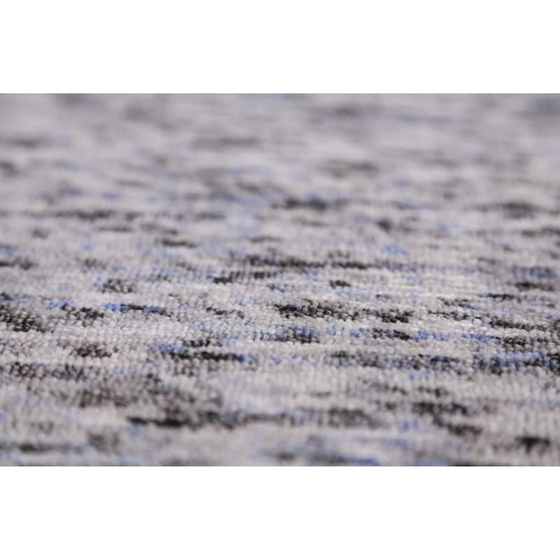 Gabbeh Indian Area Rug Hand-Knotted Oriental Silk Carpet - 7'9" x 9'11"