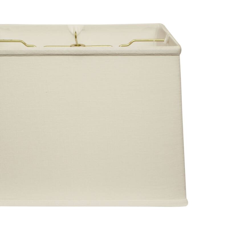 Rectangle Softback Lampshade with Washer Fitter, White