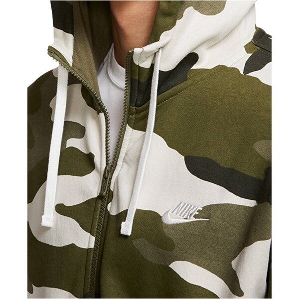 nike camo zip hoodie mens
