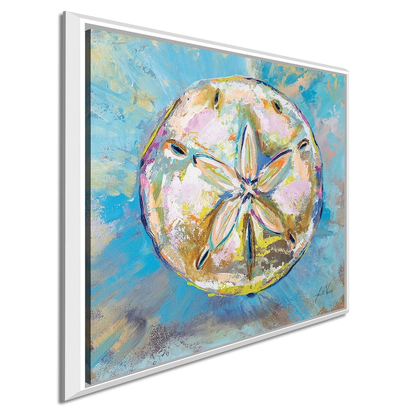 "Sand Dollar" Print on Floating Canvas