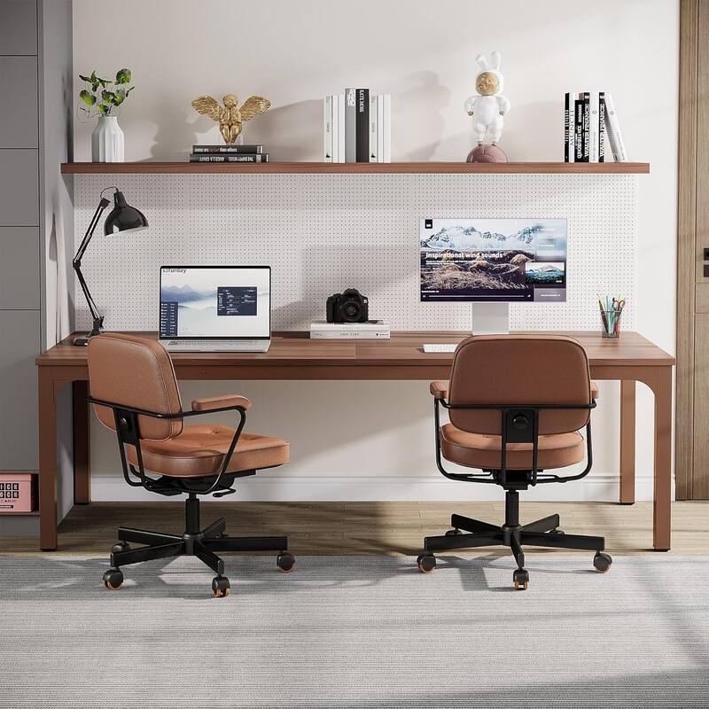 78.7" Extra Long Computer Desk/Table, Work Desk, Double Workstation Desk for Home Office