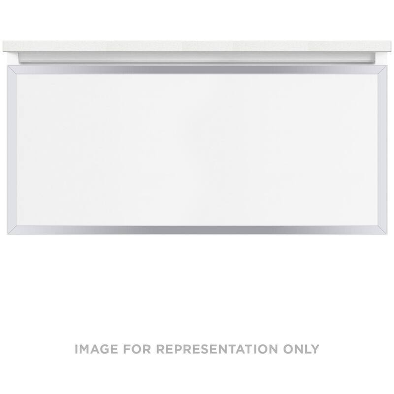 Robern VP36H2D18PN Profiles 36" Single Wall Mounted Vanity Cabinet - White / Chrome